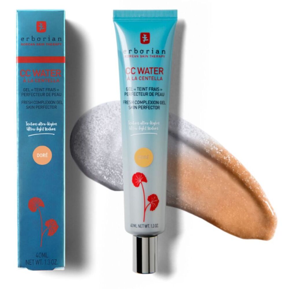 Erborian CC Water Dore 40ml – Hydrating Tone-Evening Gel with Centella